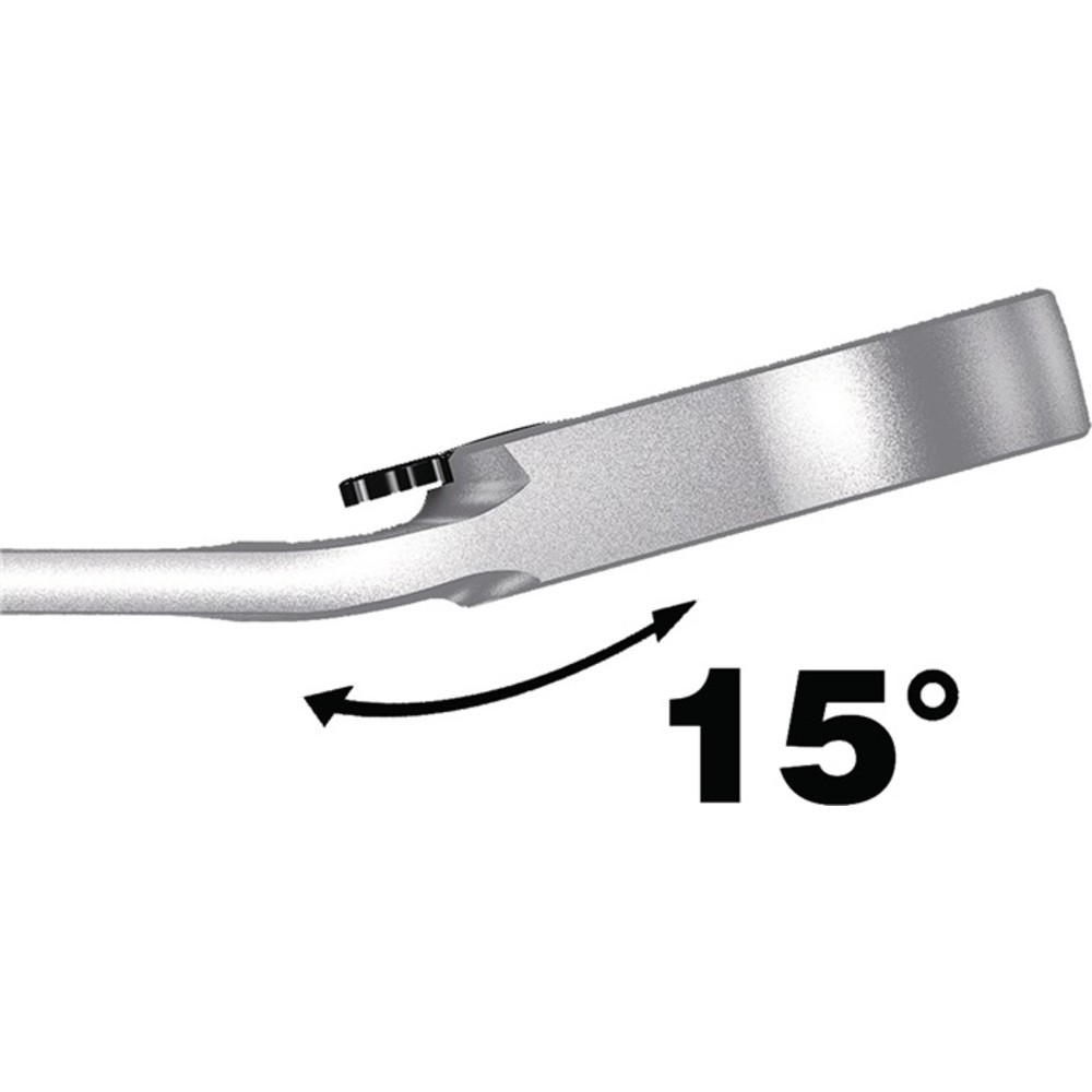 Produktabbildung Nr. 5: WERA Maulringratschenschlüsselsatz Joker 11-tlg.SW 8-19mm Rings.15Grad gekr