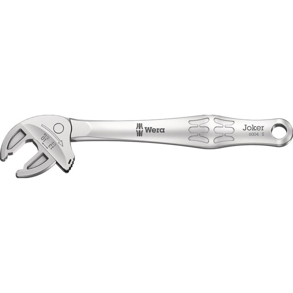 Produktabbildung: WERA Maulschlüssel 6004 Joker XS, Länge 117 mm, 7-10 mm, selbstjustierend