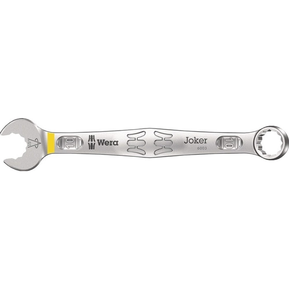 Produktabbildung Nr. 1: WERA Ringmaulschlüssel 6003 Joker, Form A, SW 10 mm Länge 125 mm, legierter Werkzeugstahl
