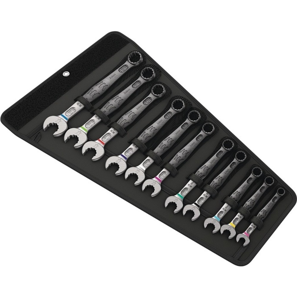 Produktabbildung Nr. 1: WERA Ringmaulschlüsselsatz 6003 Joker, Form A legierter Werkzeugstahl, 11-teilig Schlüsselweite 8-19 mm
