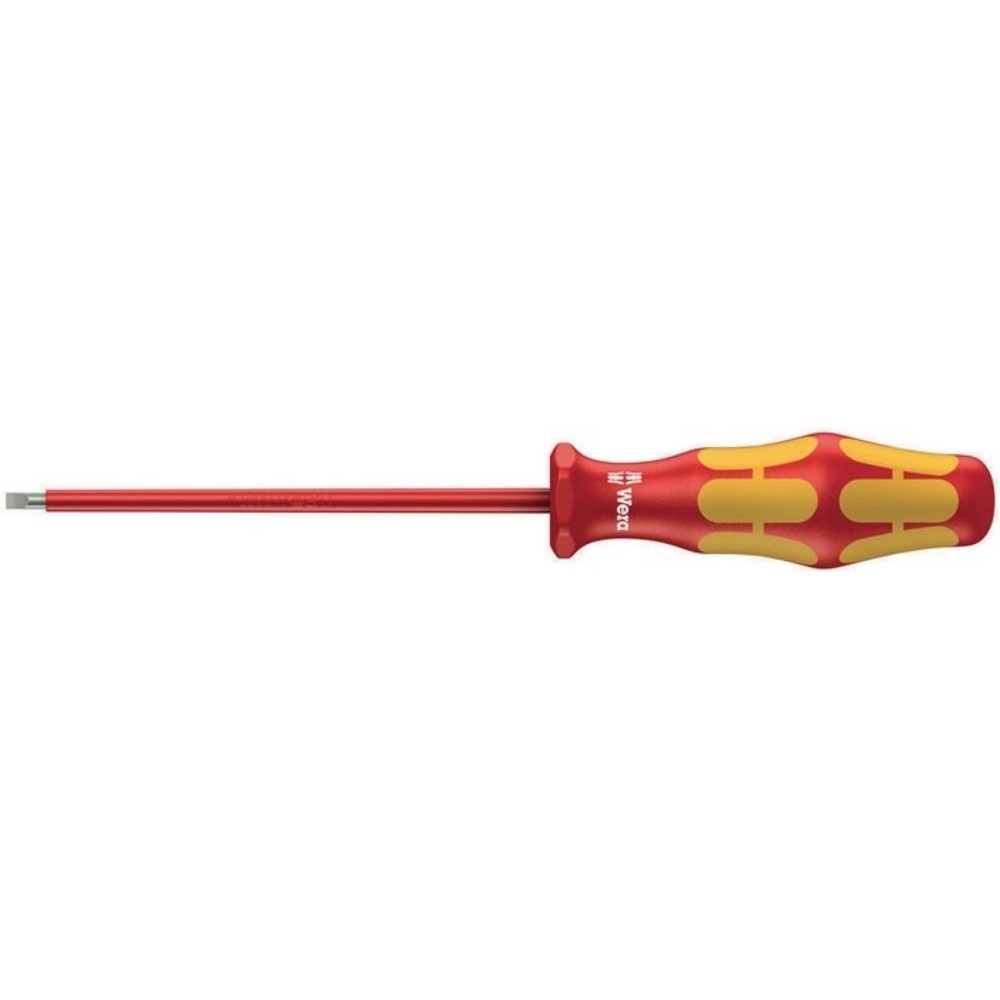 Illustration du produit: WERA Schraubendreher, Gesamtlänge 181 mm, Schneidenbreite 3,0 mm, VDE isoliert