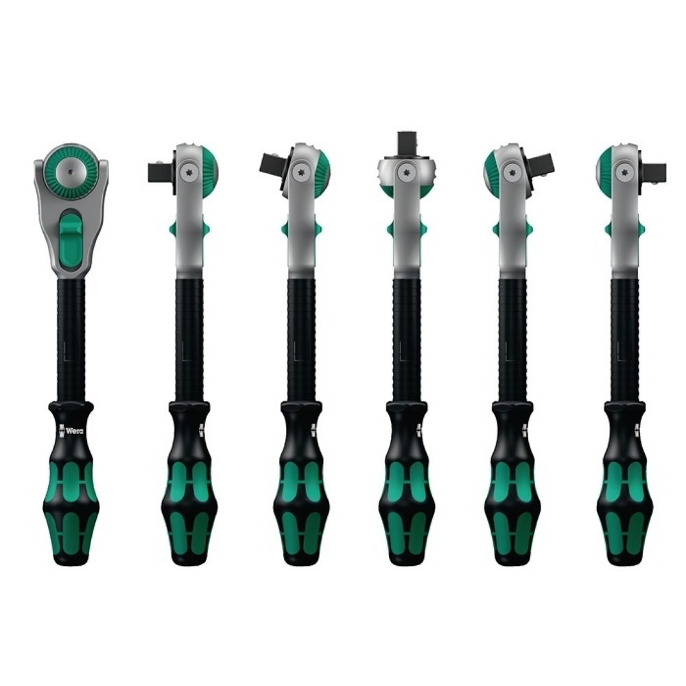 Produktabbildung: WERA Schwenk- u.U.-Knarre Zyklop Speed 3/8 Zoll Z.72 L.199mm 2K-Griff