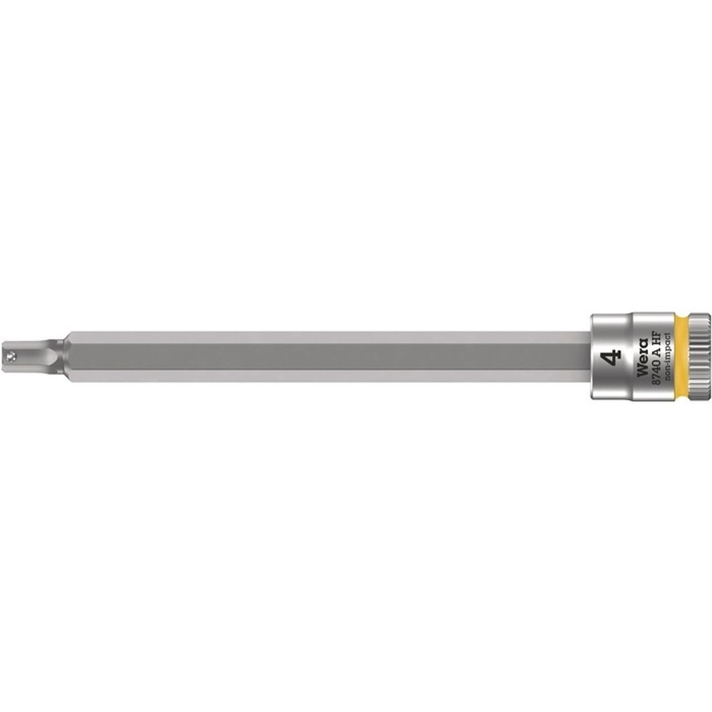 Produktabbildung: WERA Steckschlüsseleinsatz 8740 A HF, Schlüsselweite 4 mm, 1/4 ″, Länge 100 mm