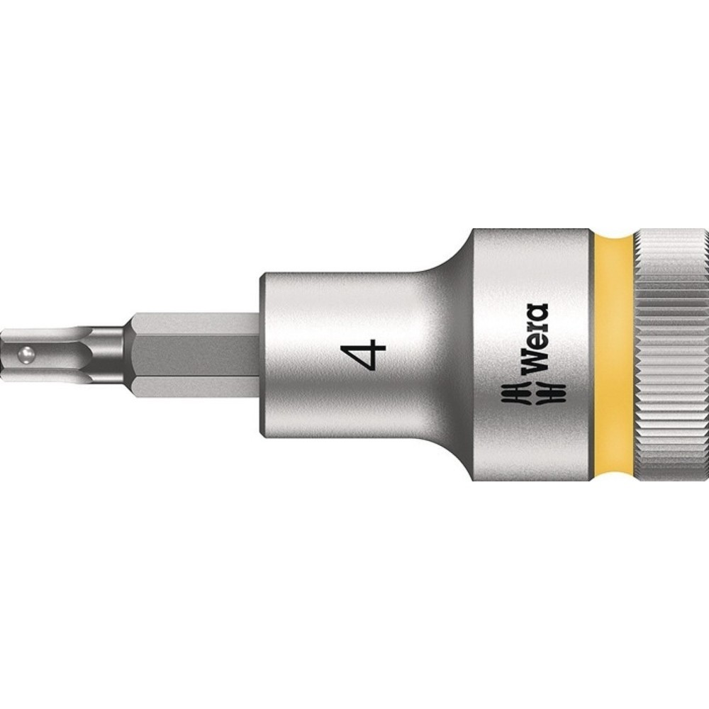Illustration du produit: WERA Steckschlüsseleinsatz 8740 C HF, Schlüsselweite 4 mm, 1/2 ″, Länge 60 mm