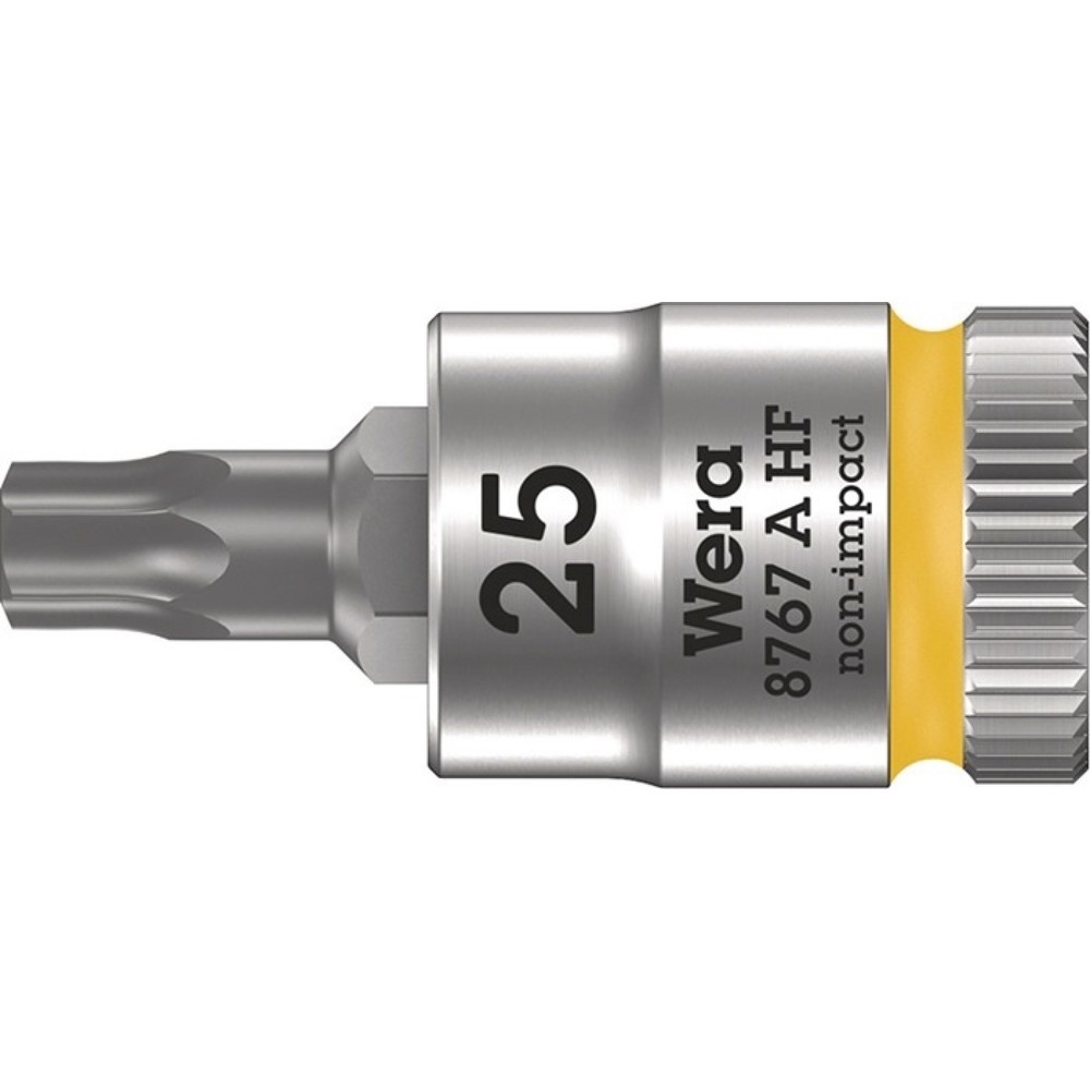 Illustration du produit: WERA Steckschlüsseleinsatz 8767 A HF TORX®, T25, 1/4 ″, Länge 28 mm