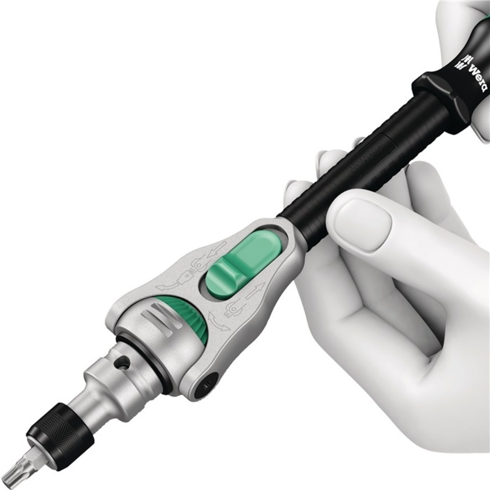 Produktabbildung Nr. 3: WERA Schwenk- u.U.-Knarre Zyklop Speed 3/8 Zoll Z.72 L.199mm 2K-Griff