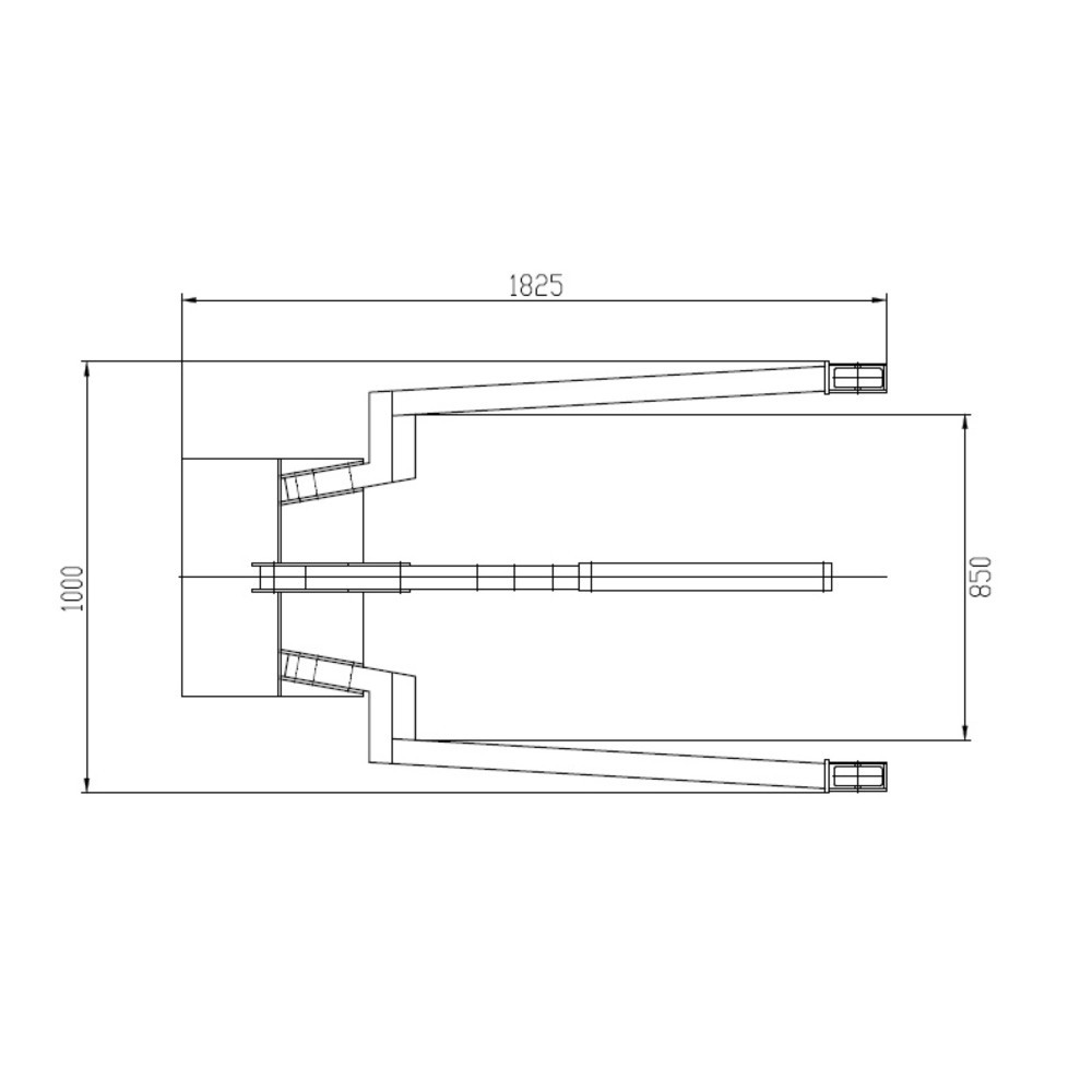 Produktabbildung Nr. 4: Werkstattkran mit parallelem Fahrgestell, klappbar, TK 1.000 kg