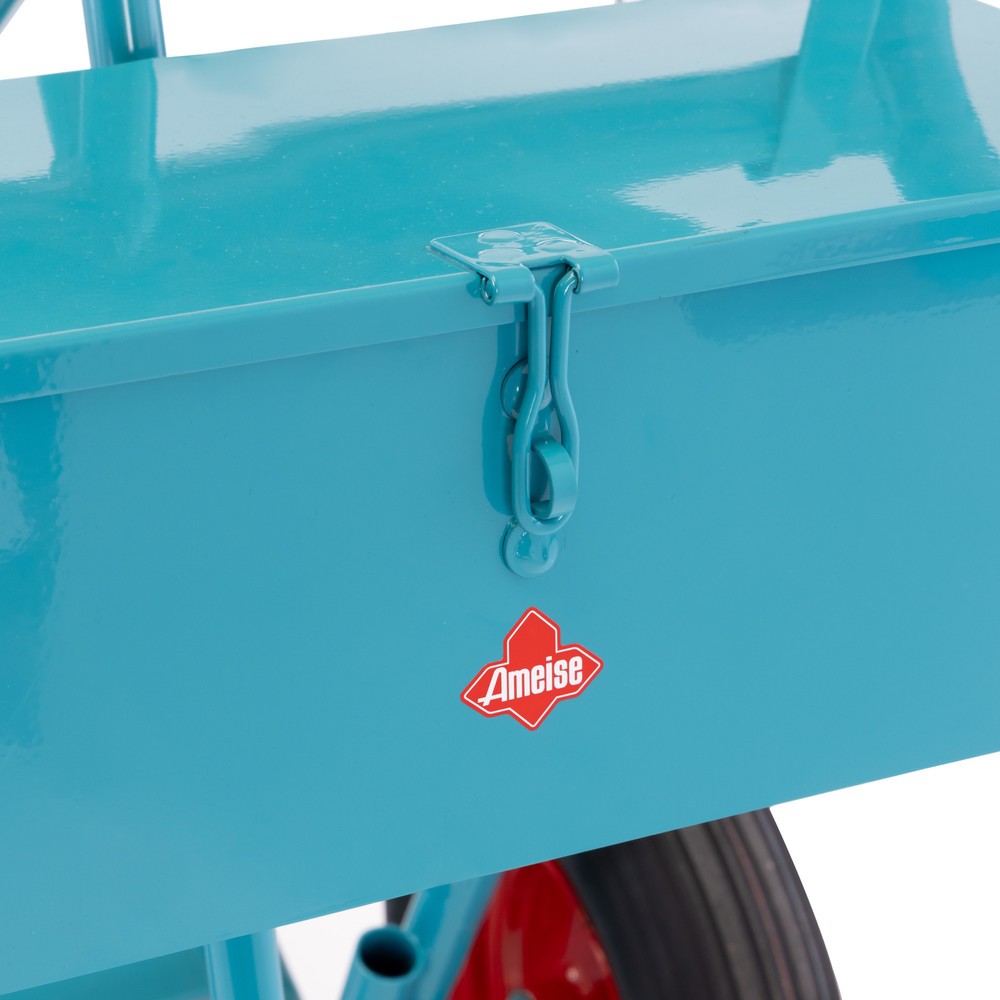 Produktabbildung Nr. 3: Werkzeugkasten für Ameise® 2er-Stahlflaschenkarre, leer, verschliessbarer Deckel, HxBxT 155 x 460 x 210 mm