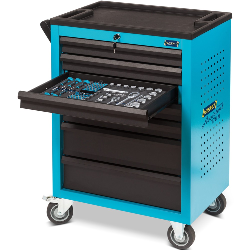 Produktabbildung Nr. 2: HAZET® Werkzeugwagen Assistent®, inkl. 147-teiligem Werkzeugsortiment