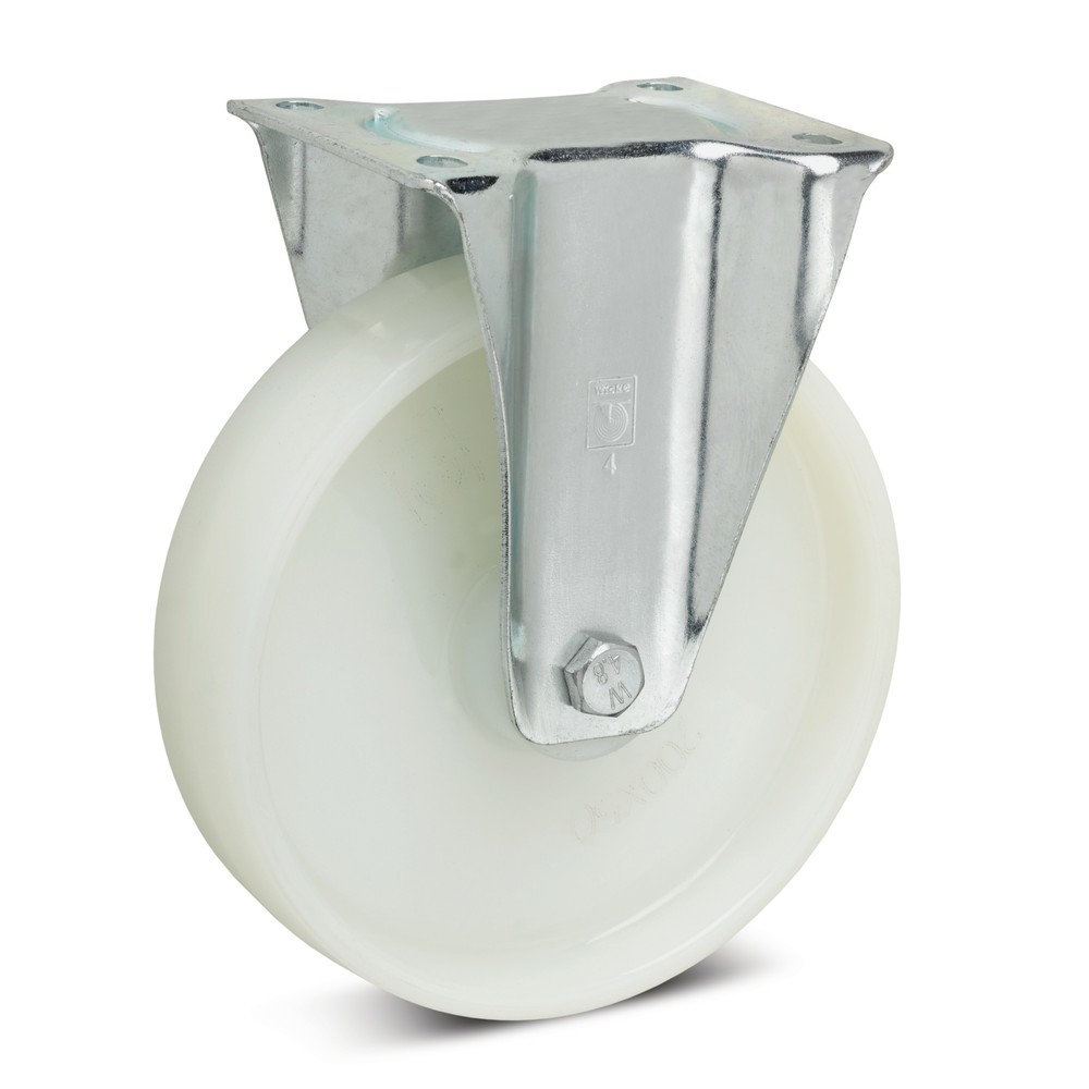 Produktabbildung: Wicke Bockrolle Polyamid, spurlos, Ø x Breite 80 x 35 mm, TK 150 kg