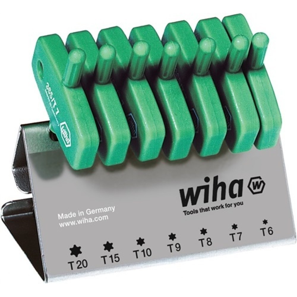 Produktabbildung: Schraubendrehersatz 365 VB T6-T20 m.Schlüsselgriff 7-tlg.WIHA