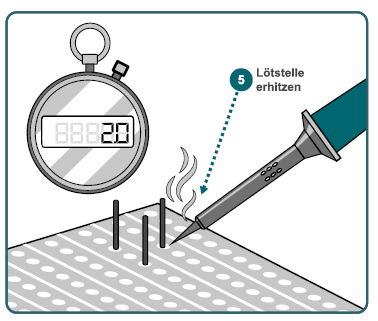 Anleitung zum Löten Schritt 5