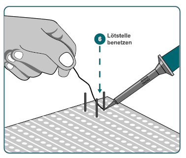 Anleitung zum Löten Schritt 6