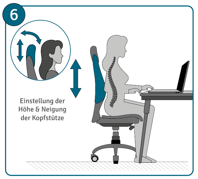 Bürostuhl richtig einstellen für eine gesunde Sitzhaltung