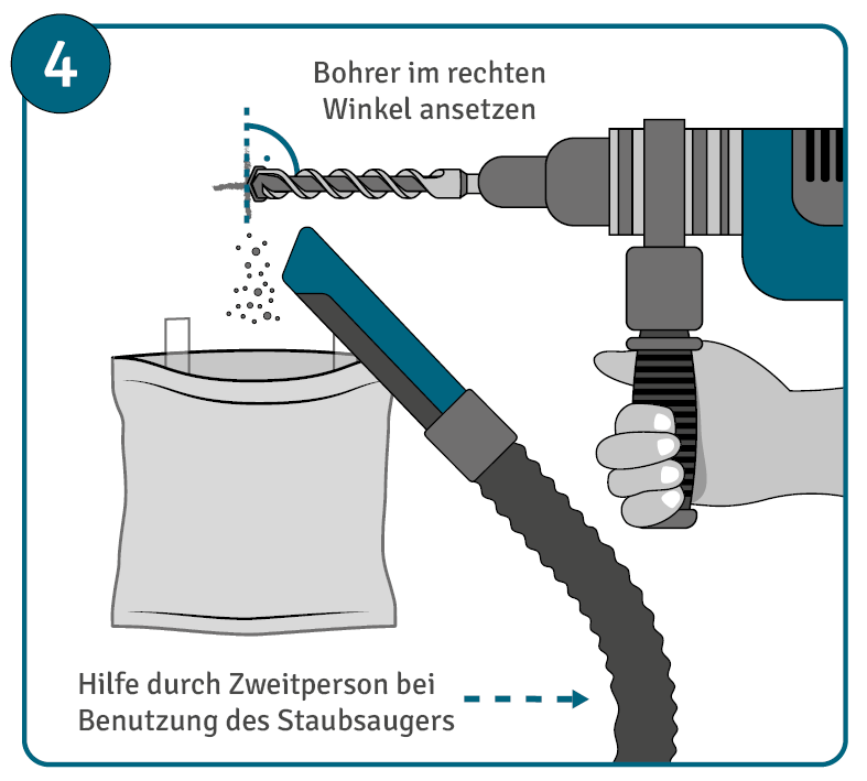 Tipps fürs Beton bohren So gelingen saubere Bohrlöcher