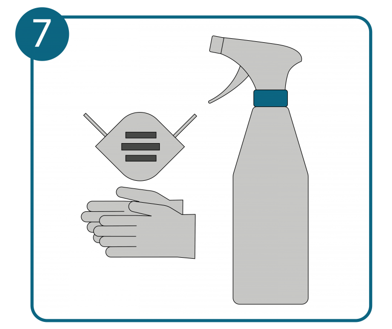 Silikonfugen reinigen Schritt 7: Chemische Reiniger verwenden