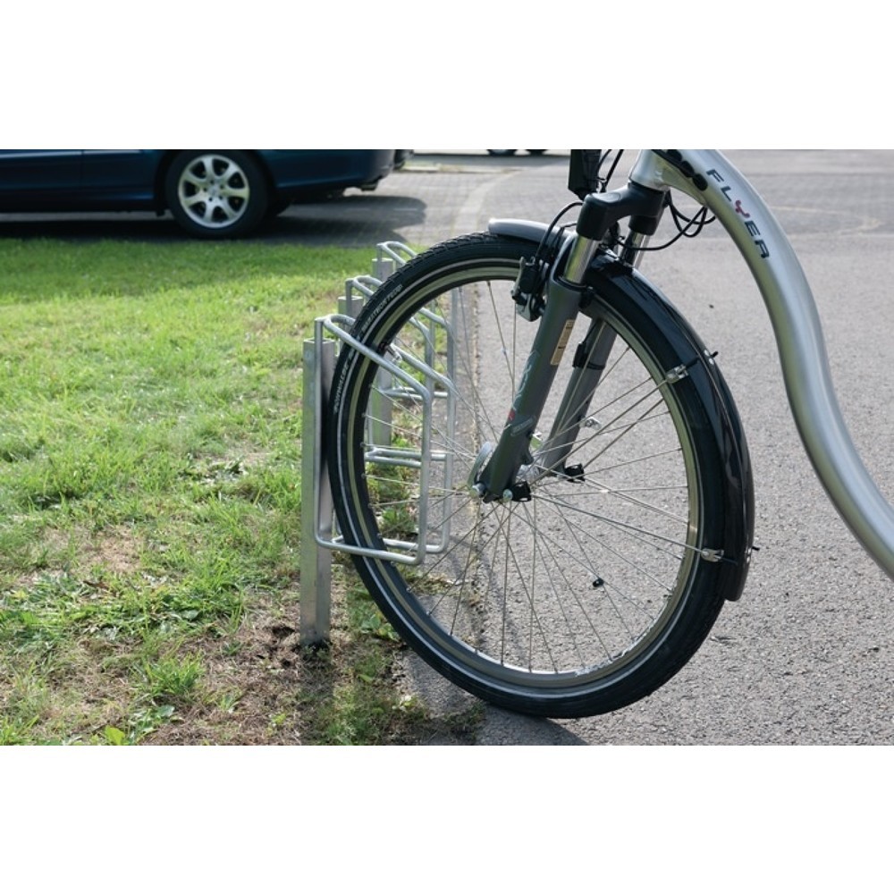 Produktabbildung Nr. 3: Arceau pour vélo WSM, nombre de supports vélo 1, 90° monolatéral galvanisé, à bétonner