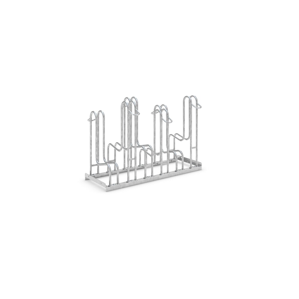 Produktabbildung Nr. 1: wsm® Bogenparker, 2-seitig, 4 Stellplätze, verzinkt