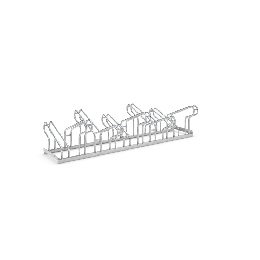 Produktabbildung: wsm® Bügelparker, 2-seitig, 10 Stellplätze, verzinkt