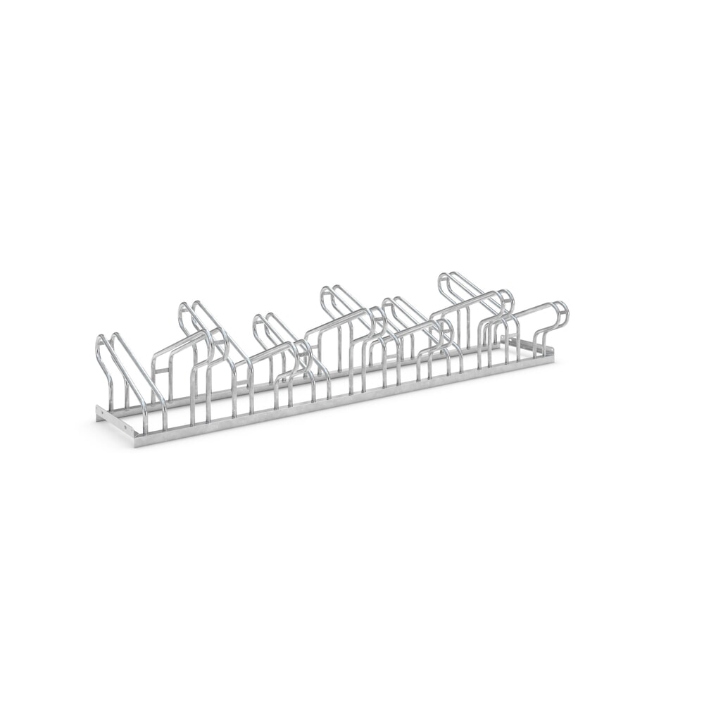 Produktabbildung: wsm® Bügelparker, 2-seitig, 12 Stellplätze, verzinkt