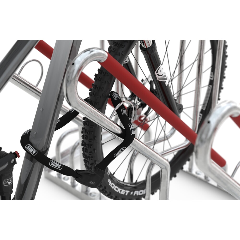 Produktabbildung Nr. 6: wsm® Standparker mit Anlehnbügel, 1-seitig, 6 Stellplätze