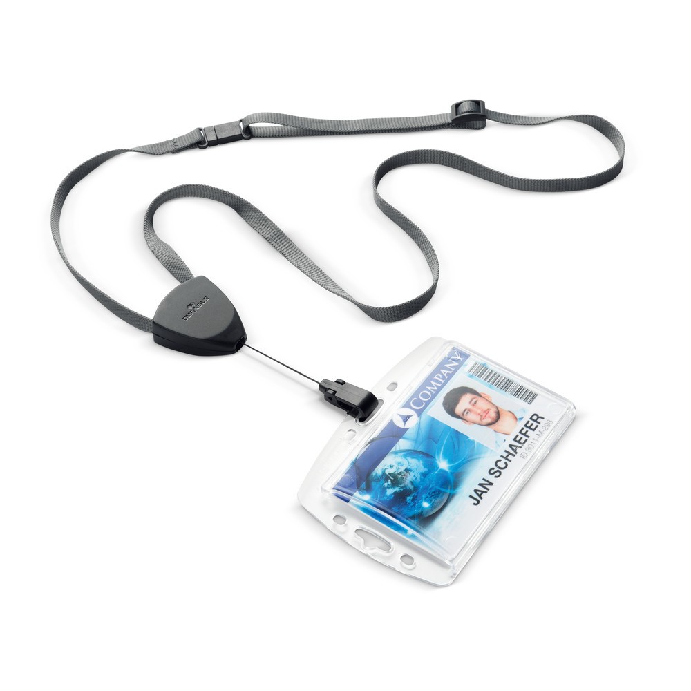 Produktabbildung Nr. 2: Ruban textile DURABLE Soft pour porte-badge, bleu